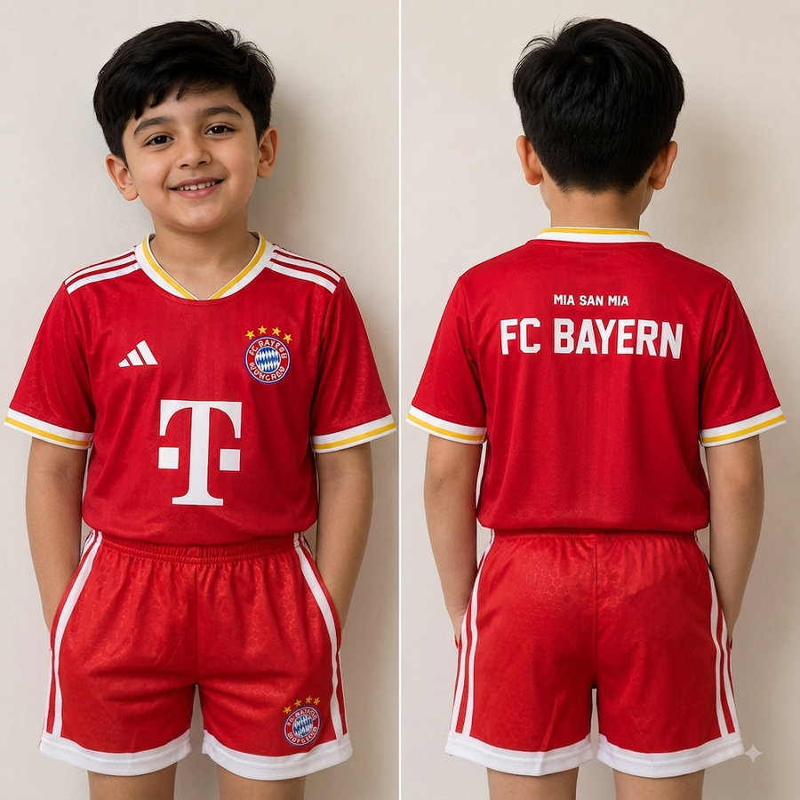 BAYERN MUNICH 2026-2027 Kids Jersey + Pant Set