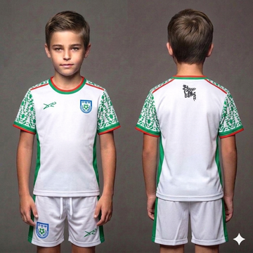 BANGLADESH FOOTBALL WHITE COLOUR KIDS JERSEY SET