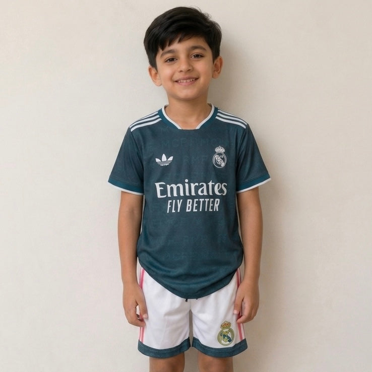Real Madrid Away 2026-2027 Kids Jersey + Pant Set