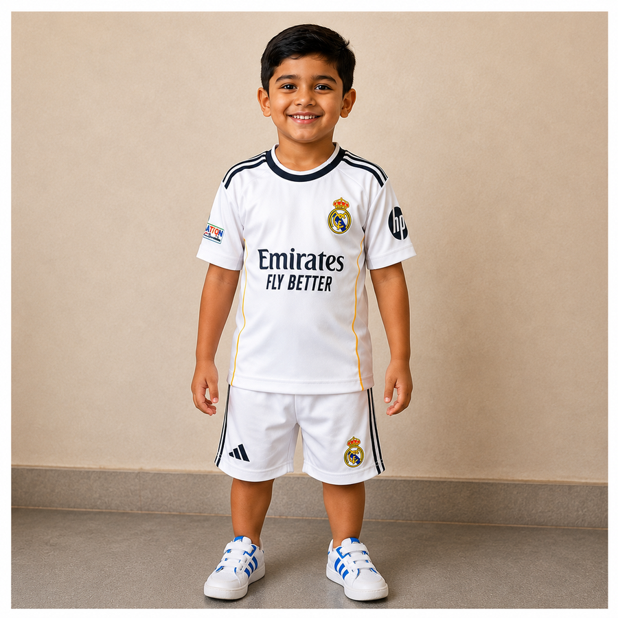 Real Madrid 2025-2026 Home Kit for Baby With pant