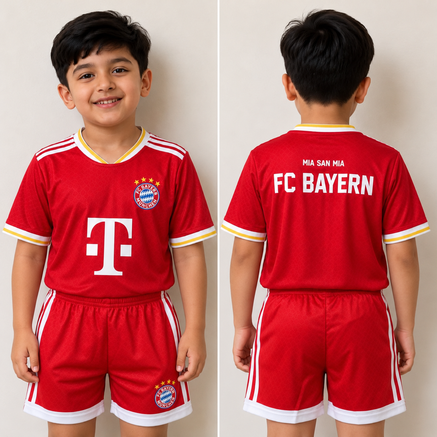 BAYERN MUNICH 2026-2027 Kids Jersey + Pant Set