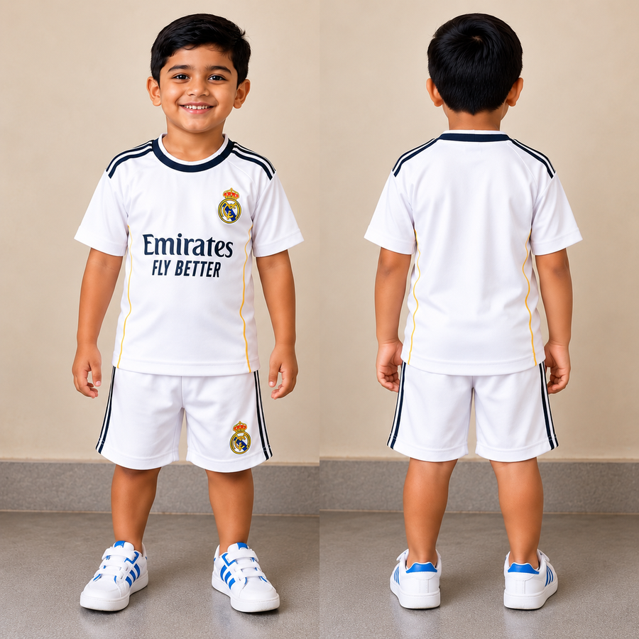 Real Madrid 2025-2026 Home Kit for Baby With pant
