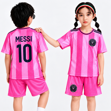 Messi 10 Inter miami Pink Jersey set for ( 0 month to 14 Years)