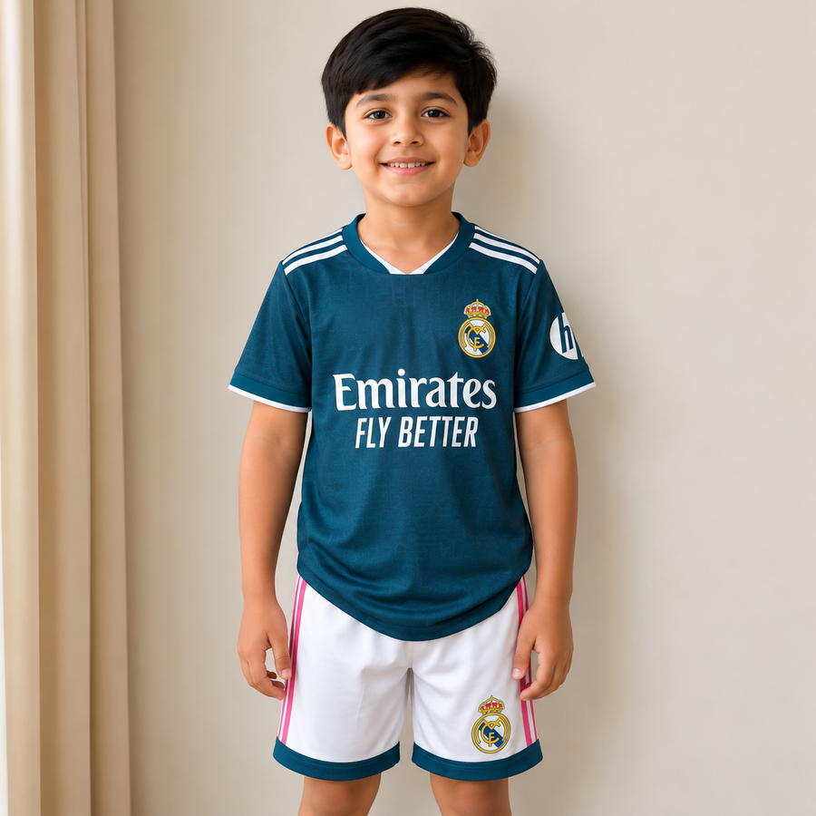 Real Madrid Away 2026-2027 Kids Jersey + Pant Set